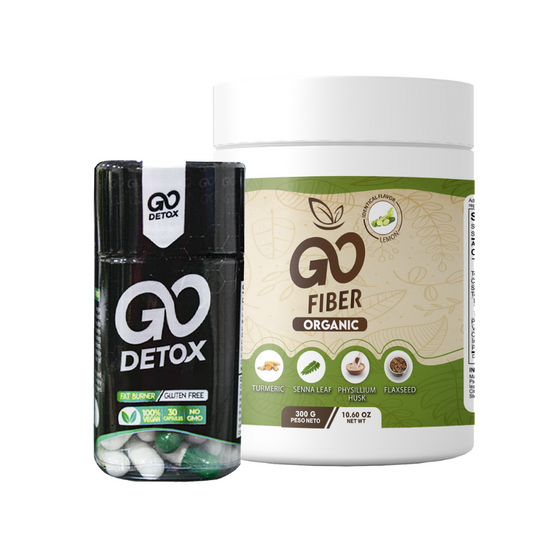 Combo Fibra Digestiva + Go Detox: Limpieza, Digestión y Bienestar - MUNDO FIT USA