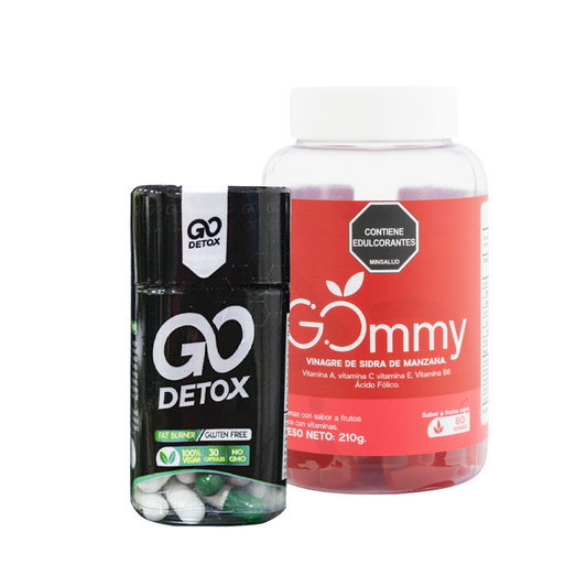 Combo Gomitas Vinagre de Manzana + Go Detox: Digestión, Detox y Bienestar - MUNDO FIT USA