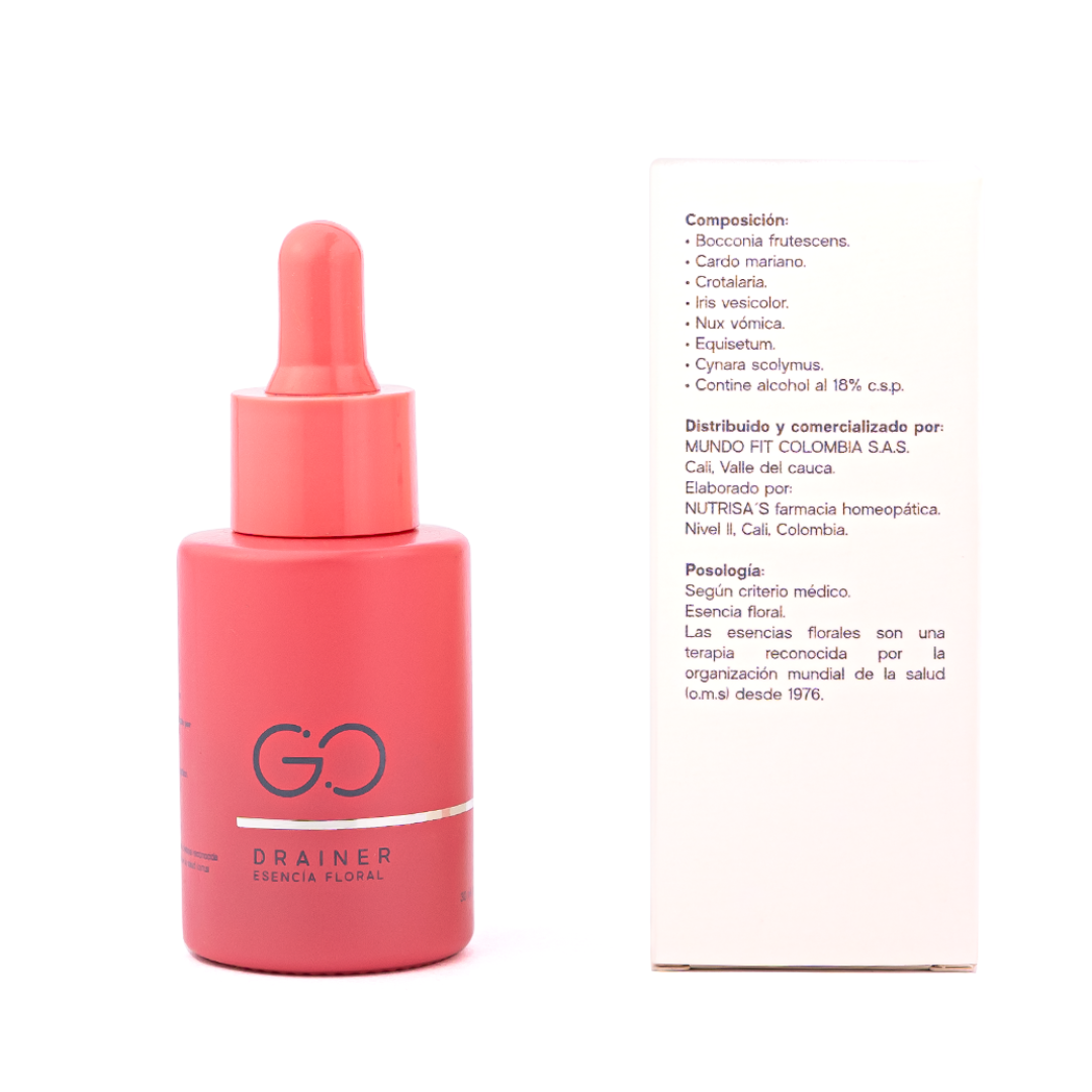 Duo Go Drainer Tradicional: Drenante Natural para Retención de Líquidos y Celulitis - MUNDO FIT USA