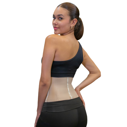 Cinturilla Colombiana Beige Deportiva en latex - MUNDO FIT USA