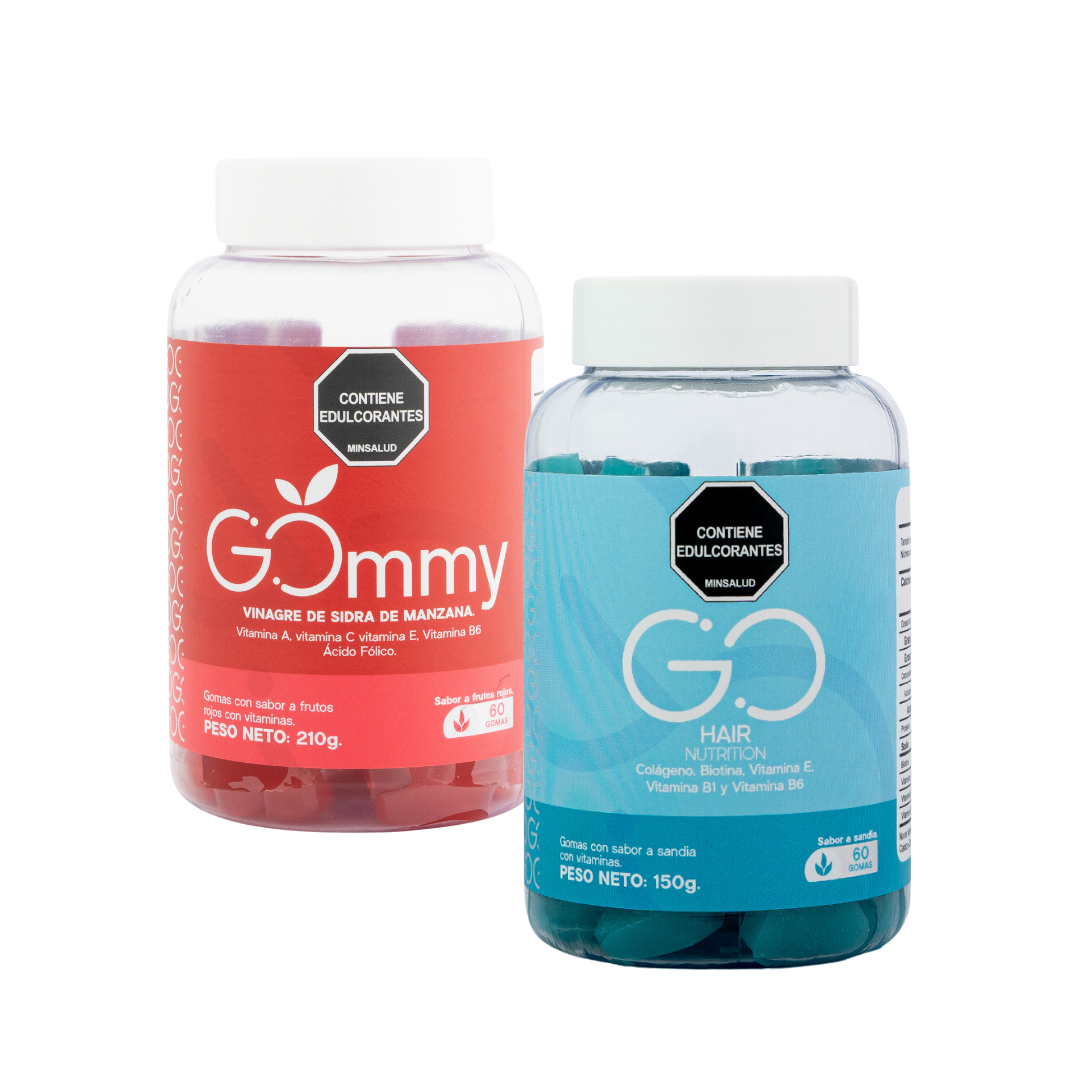 Combo Go Hair + Gommy - MUNDO FIT USA