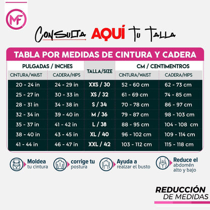 Cinturilla Colombiana Fucsia Deportiva en latex - MUNDO FIT USA