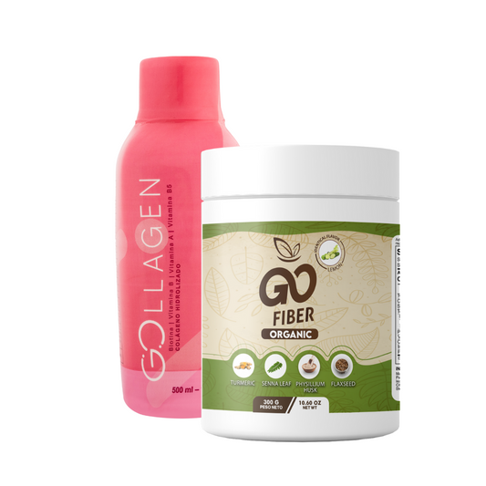 Combo Colágeno Hidrolizado + Fibra: Piel Radiante, Cabello Fuerte y Digestión Saludable - MUNDO FIT USA