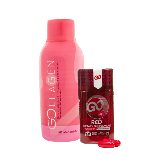 Combo Colágeno Hidrolizado + Go Fit Red: Piel Firme, Energía y Quema de Grasa - MUNDO FIT USA